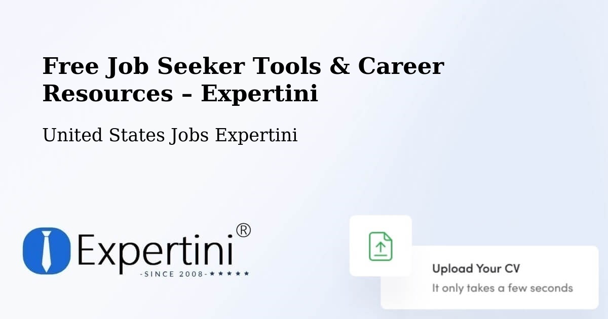 Free Job Seeker Tools & Career Resources – Brea - Brea, United States Jobs Expertini